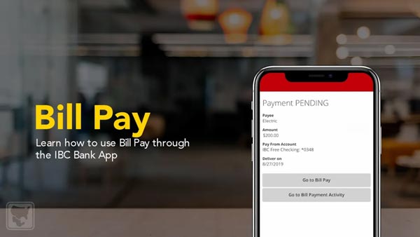 How to Use Bill Pay in Your IBC Bank App