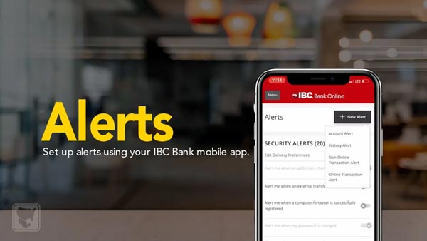 How to Set Up Alerts Using Your IBC Bank Mobile App