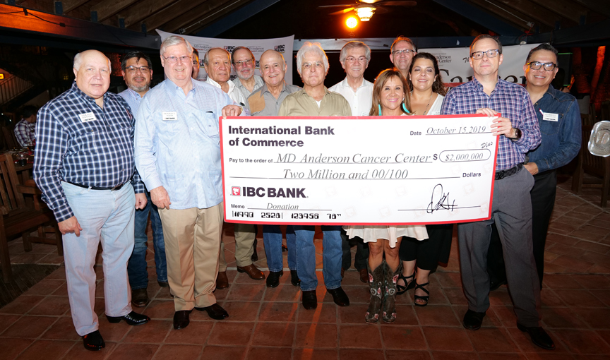 IBC Bank Presents $2 Million Donation to MD Anderson Cancer Center at 